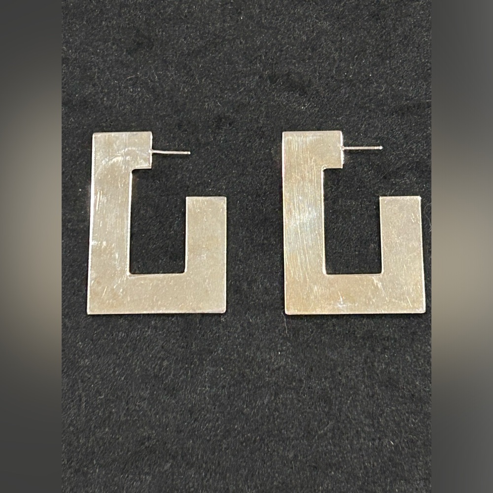 Sterling Silver GEOMETRIC Post Earrings